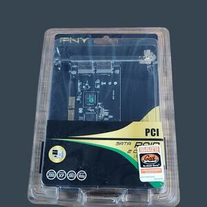 New PNY SATA RAID PCI Expansion Card Windows 2000/XP/Vista